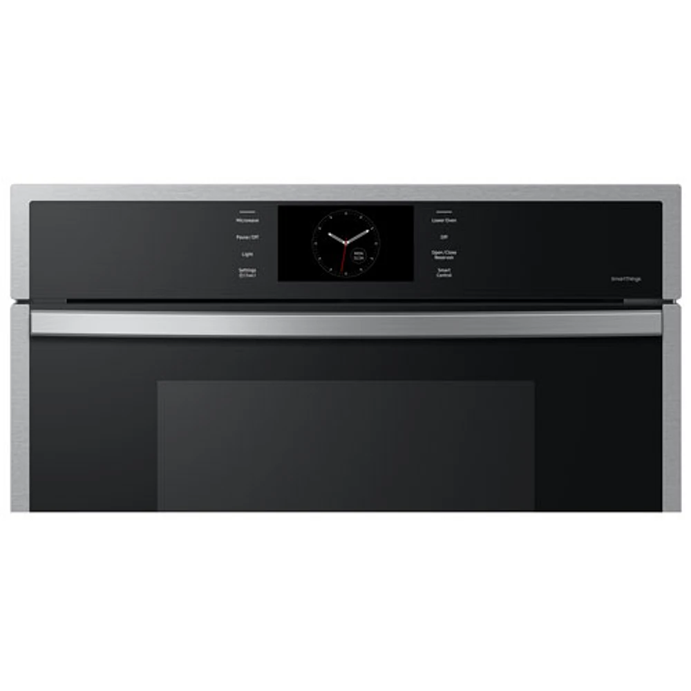 Samsung 30" 7 Cu. Ft. True Convection Electric Combo Wall Oven (NQ70CG600DSRAA) - Stainless Steel