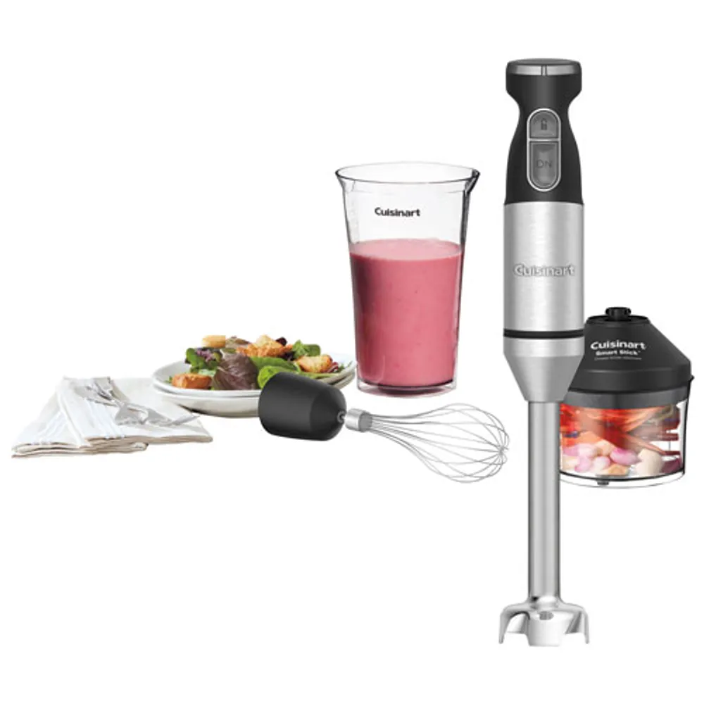 Cuisinart Smart Stick Variable Speed Personal Blender with Chopper - Silver