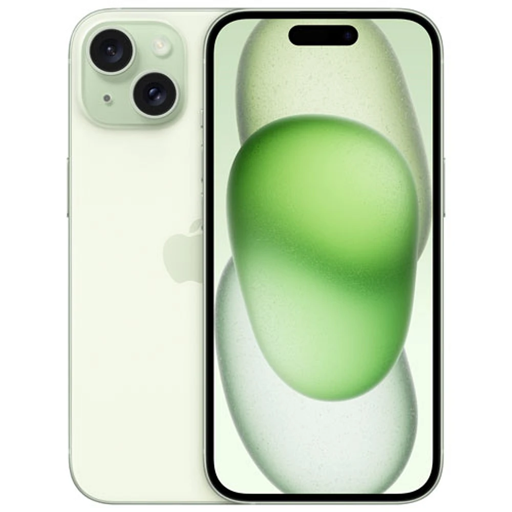 iPhone 15 de Go d'Apple offert par Fido - Vert