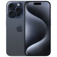 iPhone 15 Pro de Go d'Apple avec Bell - Titane bleu