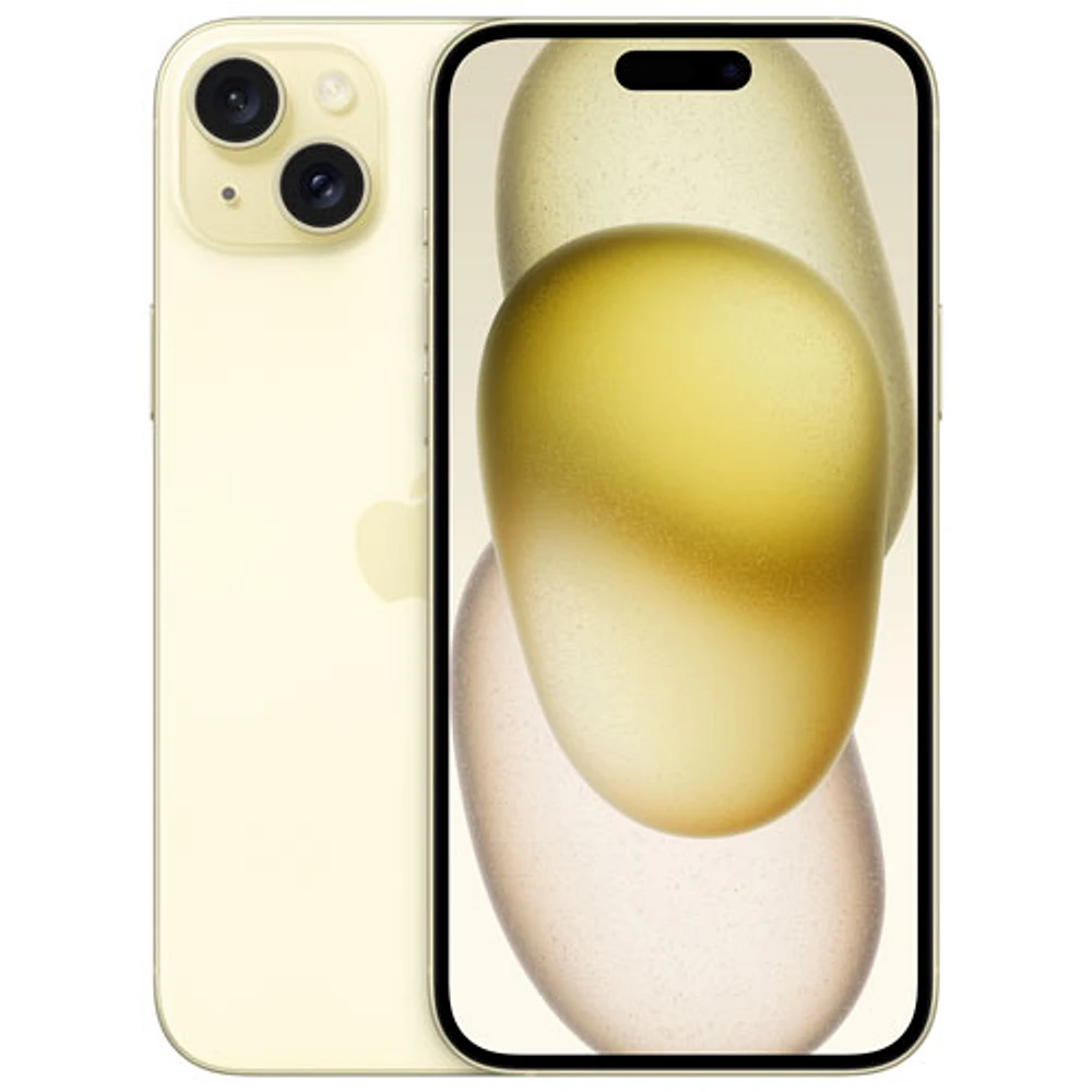 iPhone 15 Plus de Go d'Apple avec Fido - Jaune