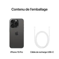 Bell Apple iPhone 15 Pro 128GB - Titanium