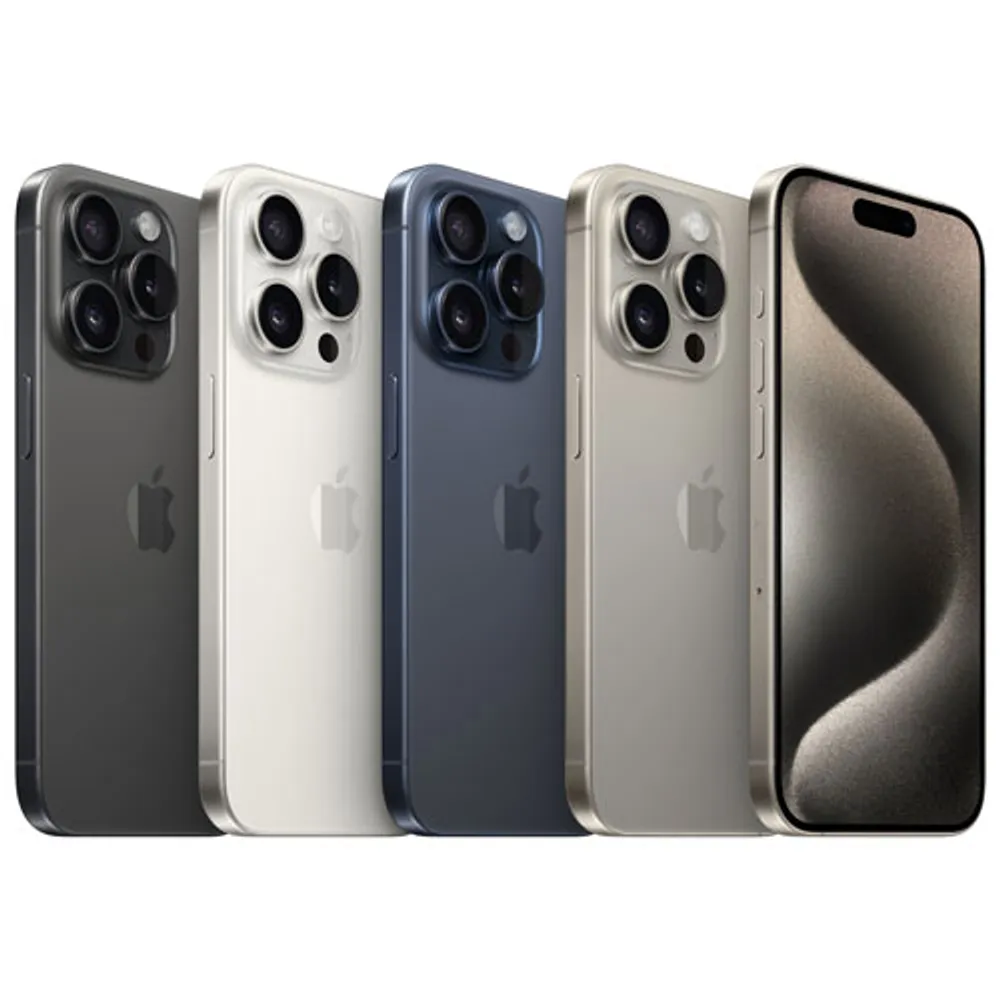 iPhone 15 Pro de Go d'Apple avec Freedom Mobile - Titane naturel