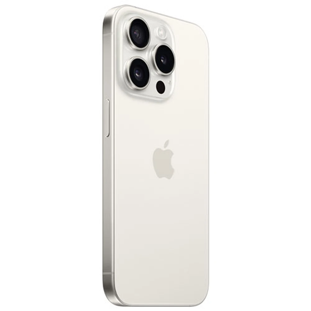 iPhone 15 Pro de Go d'Apple avec Fido - Titane blanc