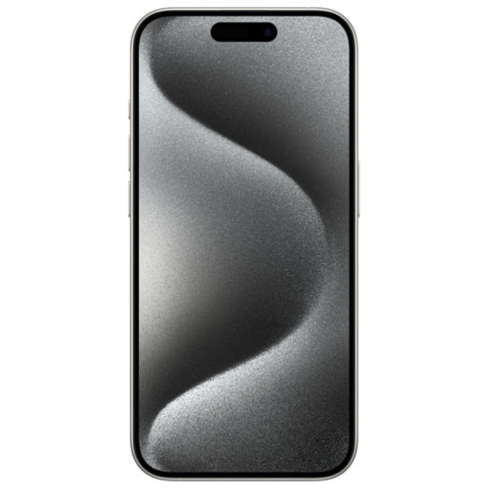 iPhone 15 Pro de 512 Go d'Apple avec TELUS - Titane blanc - Financement mensuel