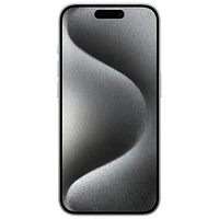 iPhone 15 Pro de 512 Go d'Apple avec TELUS - Titane blanc - Financement mensuel