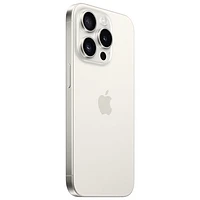 iPhone 15 Pro de 512 Go d'Apple avec TELUS - Titane blanc - Financement mensuel