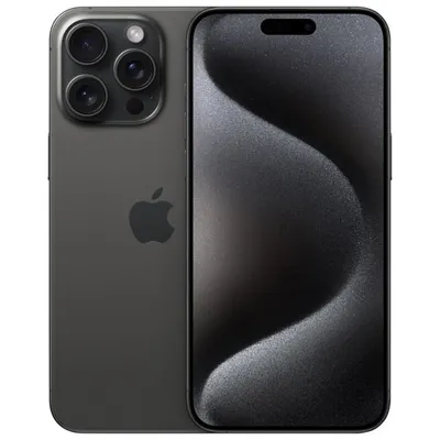 iPhone 15 Pro Max de Go d'Apple avec Bell - Titane noir