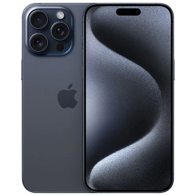 iPhone 15 Pro Max de Go d'Apple avec Fido - Titane bleu