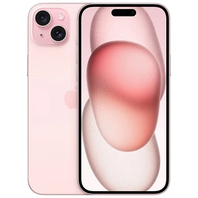 iPhone 15 Plus de 128 Go d'Apple avec Virgin Plus - Rose - Financement mensuel