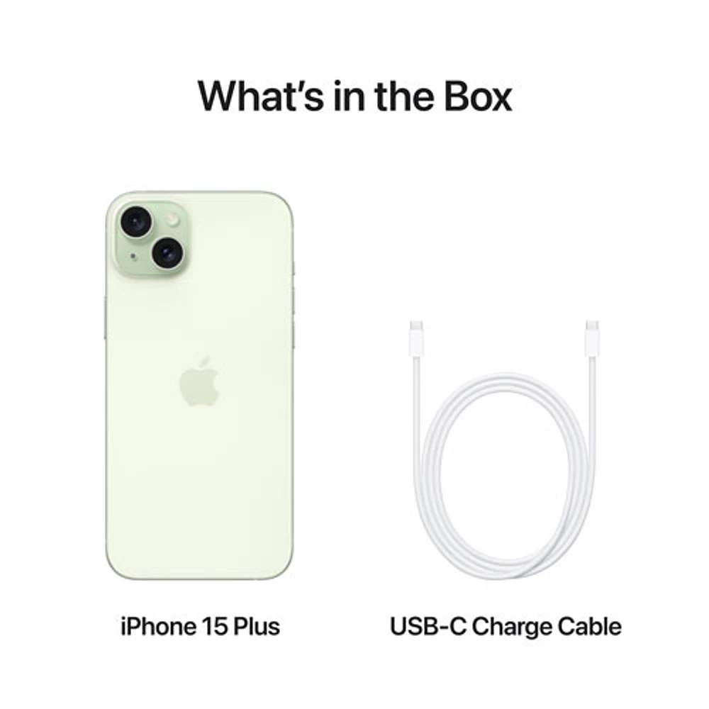 iPhone 15 Plus de 256 Go d'Apple avec Rogers - Vert - Financement mensuel