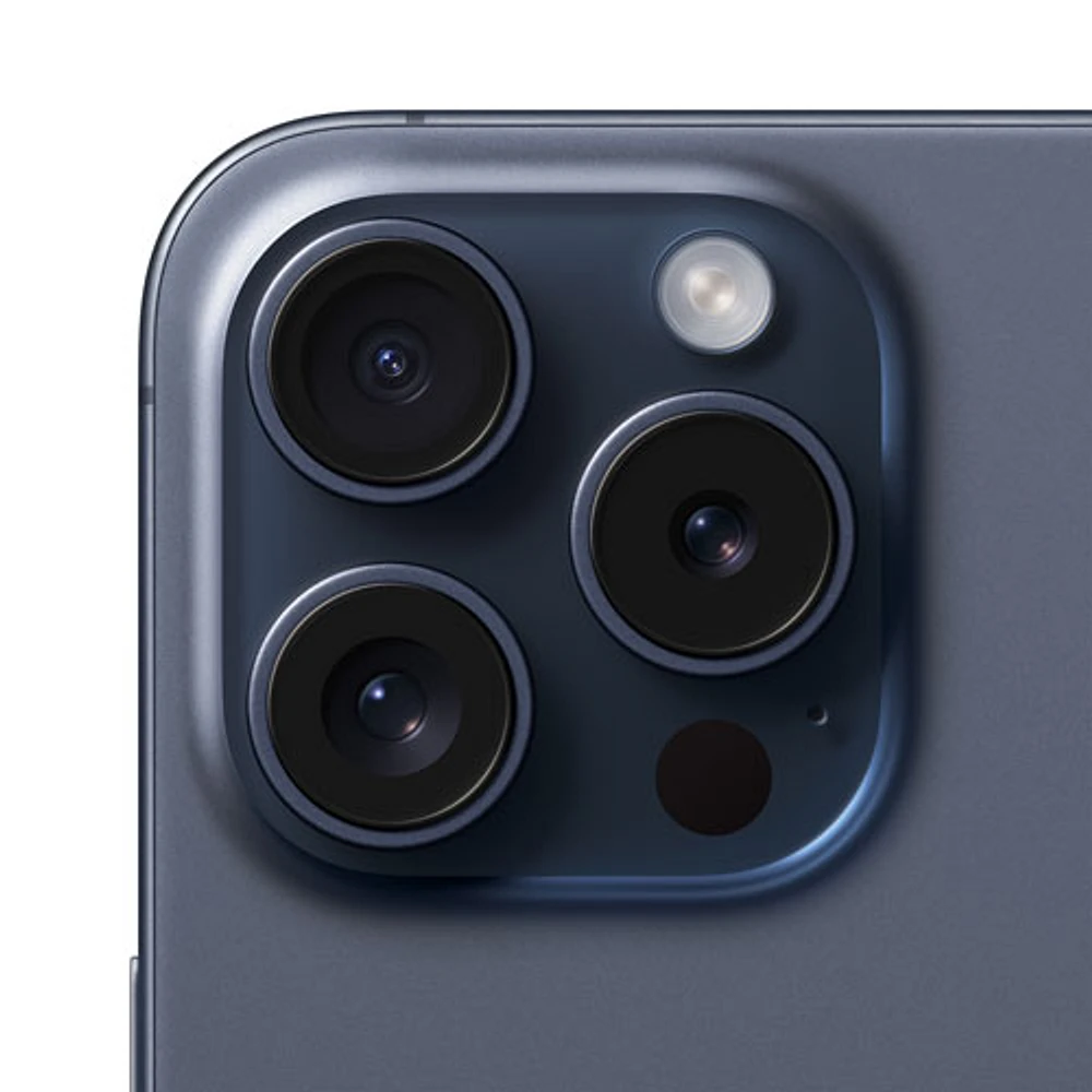 iPhone 15 Pro de 128 Go d'Apple avec TELUS - Titane bleu - Financement mensuel