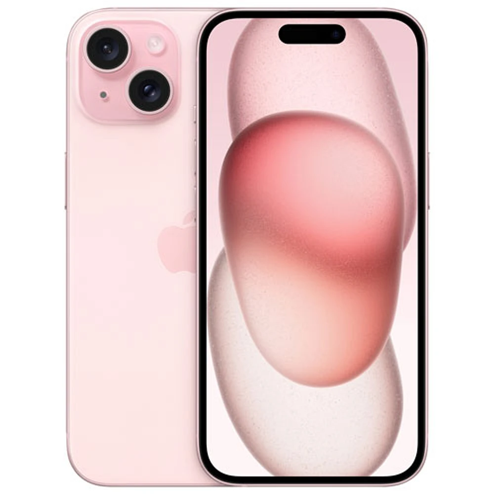 iPhone 15 de 128 Go d'Apple offert par Rogers - Rose - Financement mensuel