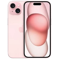 iPhone 15 de 128 Go d'Apple offert par Rogers - Rose - Financement mensuel