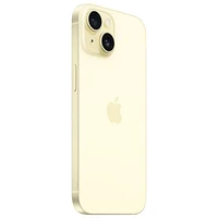 iPhone 15 de 128 Go d'Apple avec Freedom Mobile - Jaune - Paiement Balance mensuel