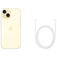 iPhone 15 de 128 Go d'Apple avec Freedom Mobile - Jaune - Paiement Balance mensuel