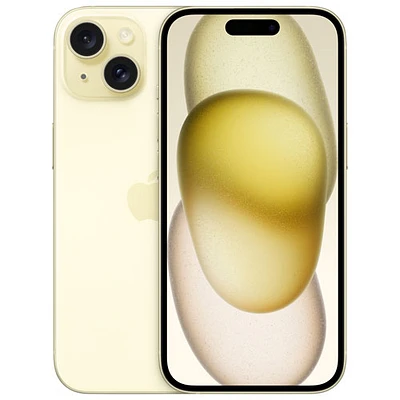 TELUS Apple iPhone 15 128GB - Yellow - Monthly Financing