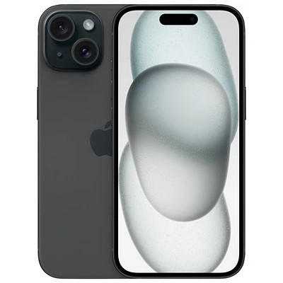 Freedom Mobile Apple iPhone 15 256GB - Black - Monthly Tab Payment