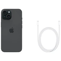 Freedom Mobile Apple iPhone 15 256GB - Black - Monthly Tab Payment