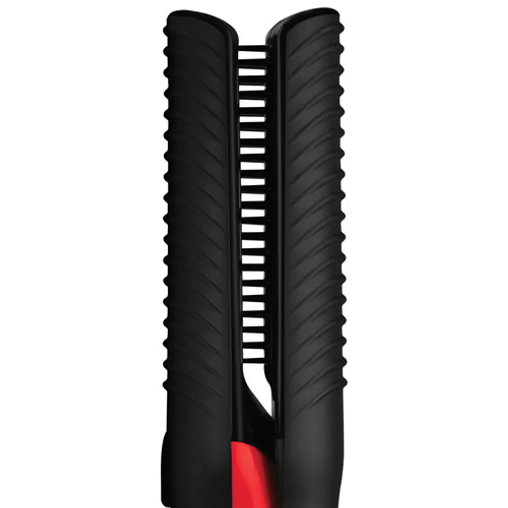 Sèche-cheveux et fer plat 2-en-1 One-Step Air Straight de Revlon - Noir/Rouge