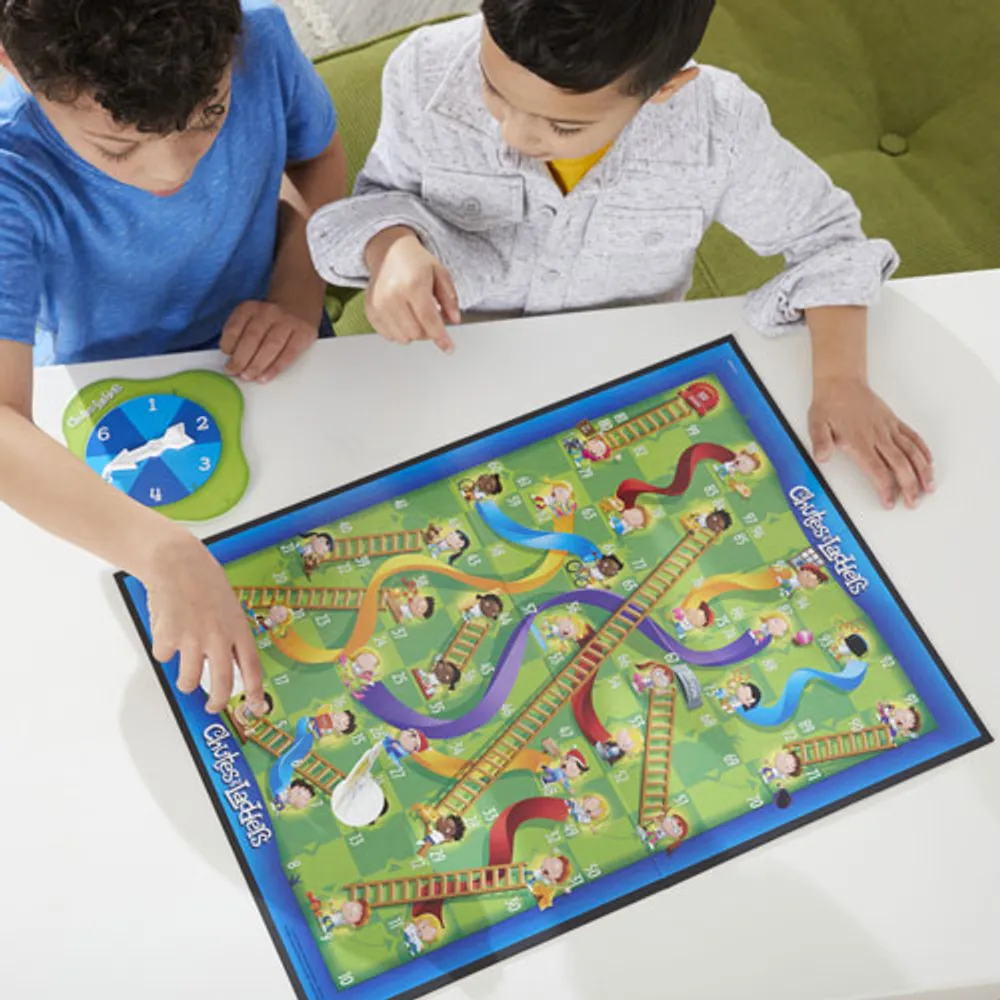 Hasbro Chutes and Ladders Board Game - Bilingual