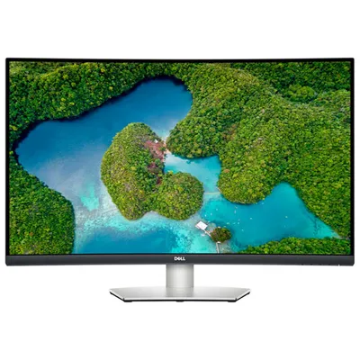 Dell 31.5" 4K Ultra HD 60Hz 4ms GTG Curved VA LED FreeSync Monitor (S3221QS) - Platinum Silver