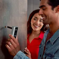 Ring Peephole Cam Wi-Fi Video Doorbell - Satin Nickel