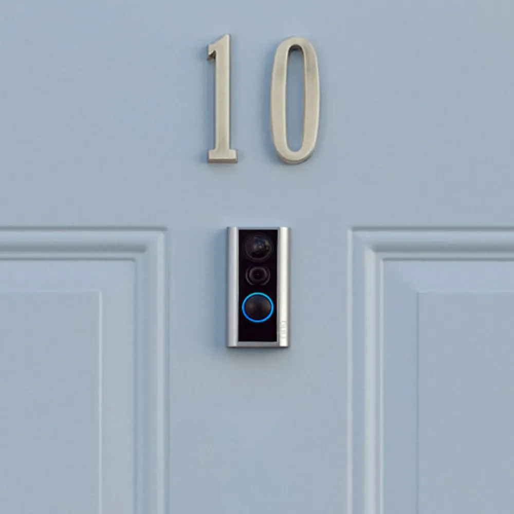 Ring Peephole Cam Wi-Fi Video Doorbell - Satin Nickel