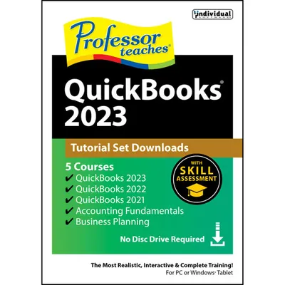 Professor Teaches QuickBooks 2023 (PC) - Téléchargement numérique