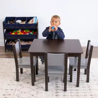 Humble Crew 5-Piece Kids Table & Chair Set - Sumatra