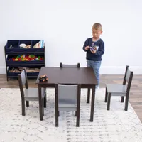 Humble Crew 5-Piece Kids Table & Chair Set - Sumatra