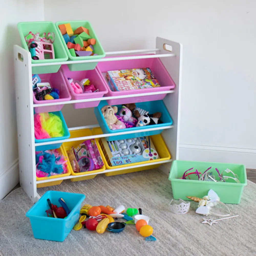 Humble Crew 12-Bin Toy Organizer - Pastel