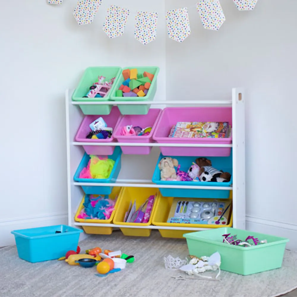 Humble Crew 12-Bin Toy Organizer - Pastel