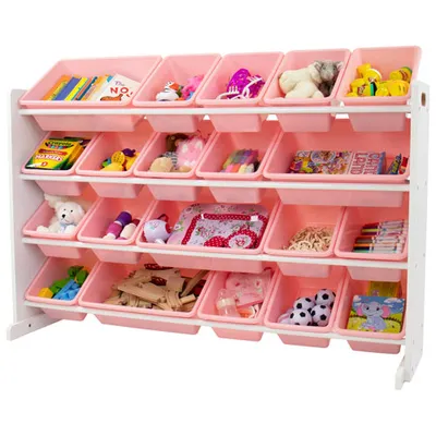 Humble Crew Extra Large 20-Bin Toy Organizer - Pink