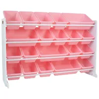 Humble Crew Extra Large 20-Bin Toy Organizer - Pink