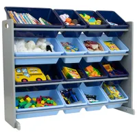 Humble Crew Super-Sized 16-Bin Toy Organizer - Blue