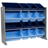 Humble Crew Super-Sized 16-Bin Toy Organizer - Blue