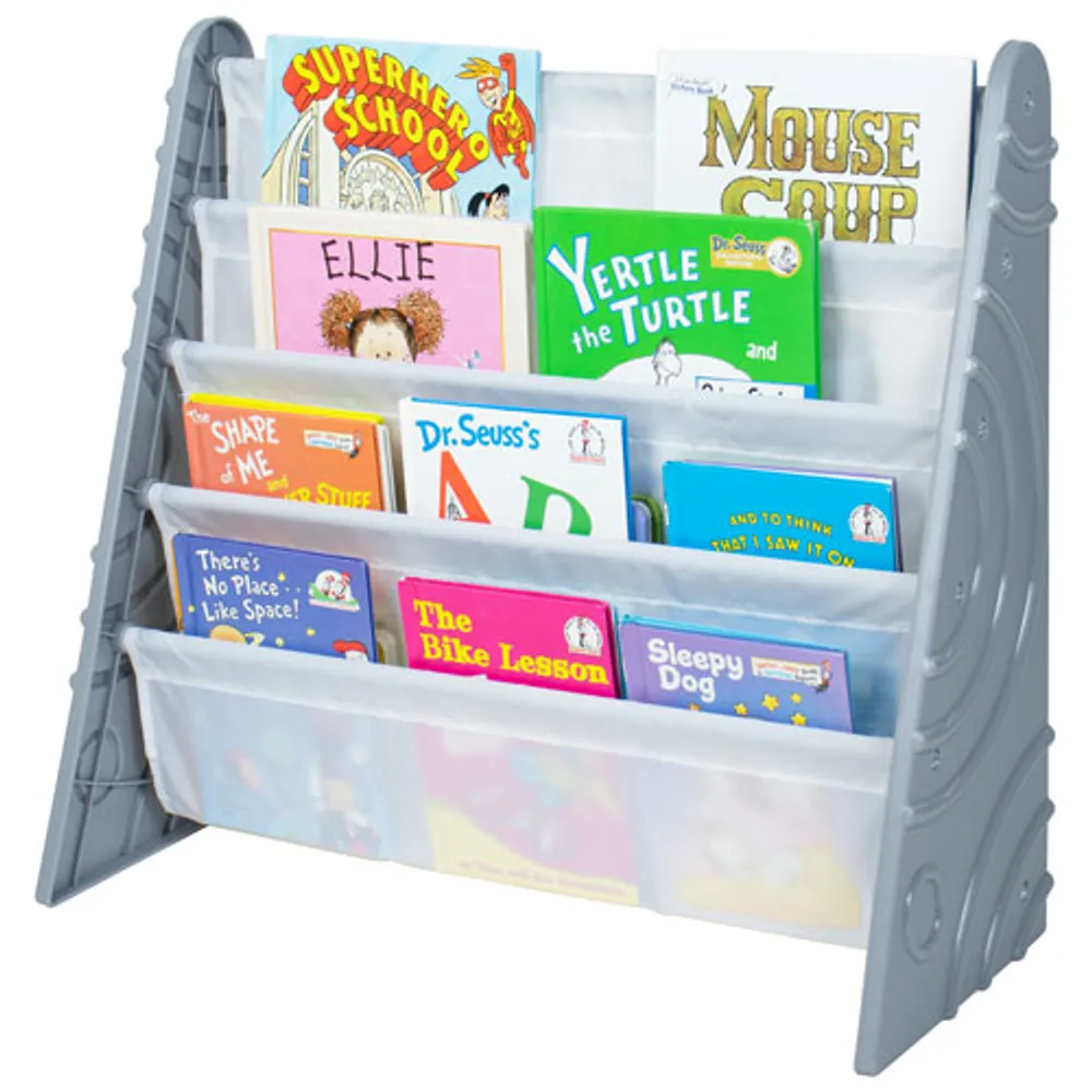 Humble Crew 4-Tier Rack Storage Bookshelf - Grey