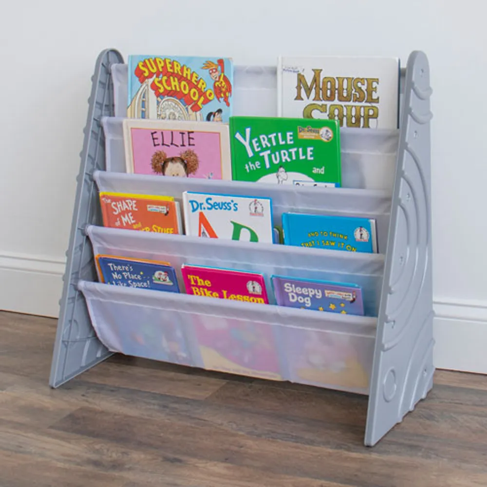 Humble Crew 4-Tier Rack Storage Bookshelf - Grey