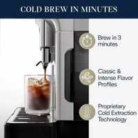 De'Longhi Eletta Explore Automatic Espresso Machine with Frother & Coffee Grinder - Silver