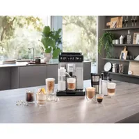 De'Longhi Eletta Explore Automatic Espresso Machine with Frother & Coffee Grinder - Silver