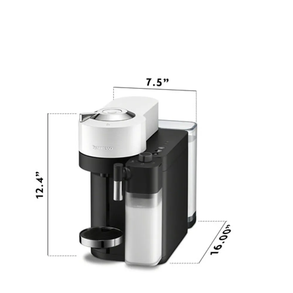 Nespresso Vertuo Lattissima Espresso Machine by De'Longhi with Milk Frother - White/Black