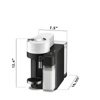 Nespresso Vertuo Lattissima Espresso Machine by De'Longhi with Milk Frother - White/Black