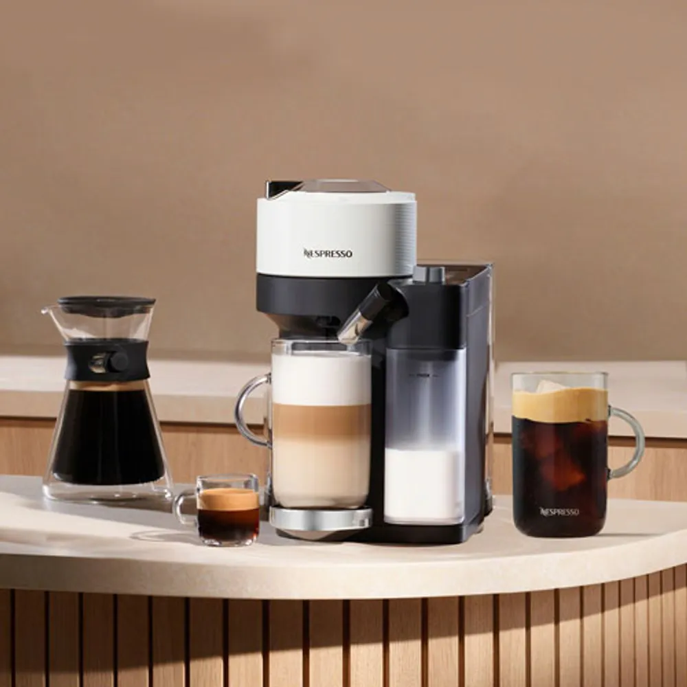 Nespresso Vertuo Lattissima Espresso Machine by De'Longhi with Milk Frother - White/Black