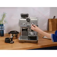 De'Longhi La Specialista Arte Evo Automatic Espresso Machine with Frother & Coffee Grinder - Stainless