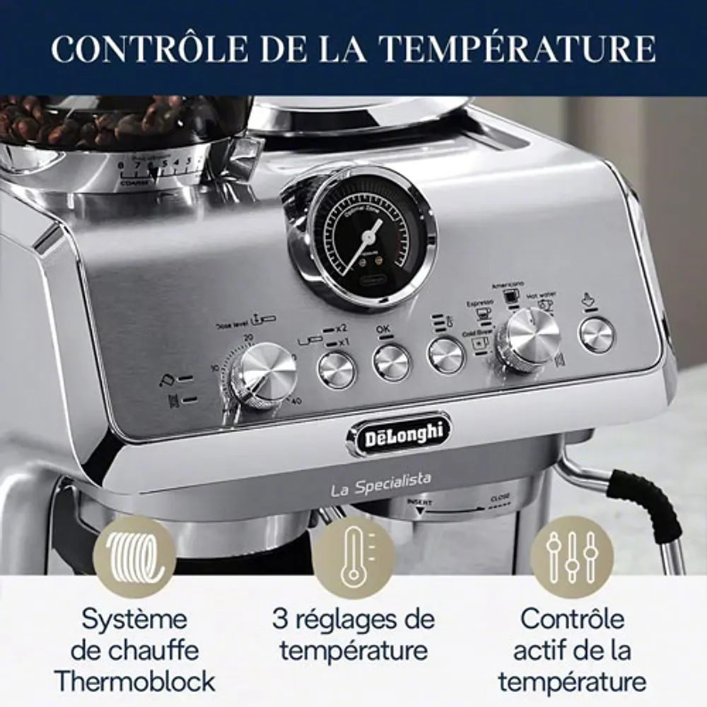 De'Longhi La Specialista Arte Evo Espresso Machine with Cold Brew