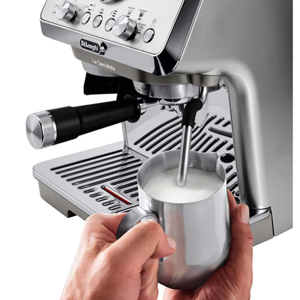 De'Longhi La Specialista Arte Evo Automatic Espresso Machine with Frother & Coffee Grinder - Stainless