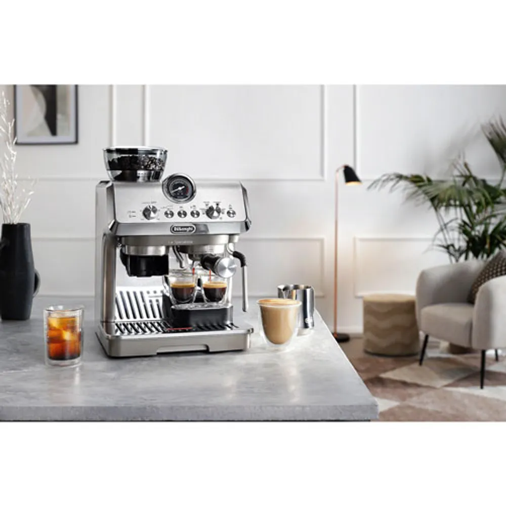 De'Longhi La Specialista Arte Evo Automatic Espresso Machine with Frother & Coffee Grinder - Stainless