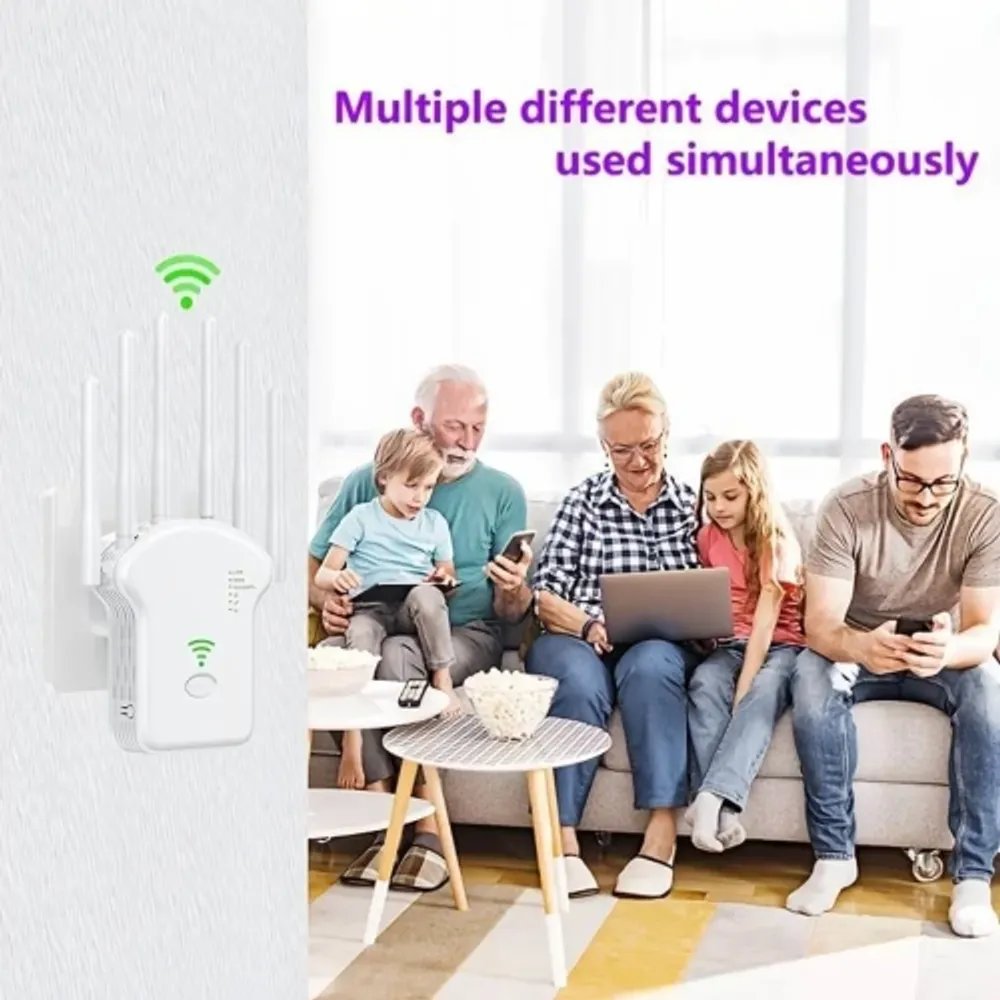 1200Mbps AC WiFi Extender Dual Band Wireless Range Repeater Wi-Fi Booster -  axGear 