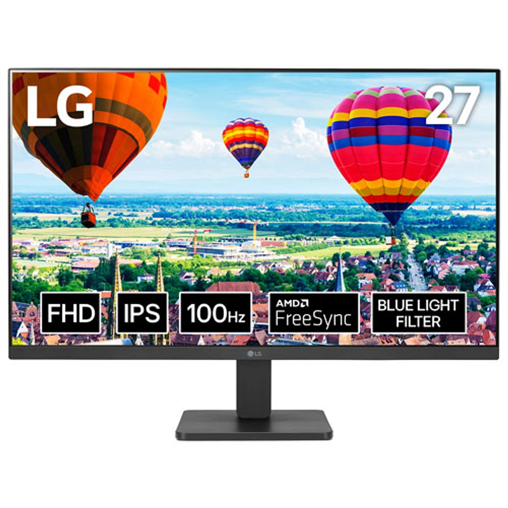 LG 27" FHD 100Hz 5ms IPS Monitor (27MR400) - Black